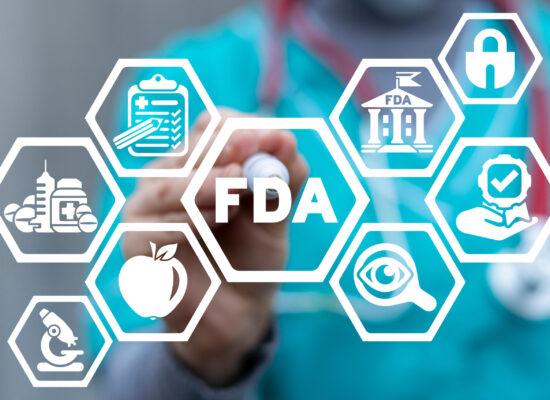 Concept of FDA Food and Drug Administration.